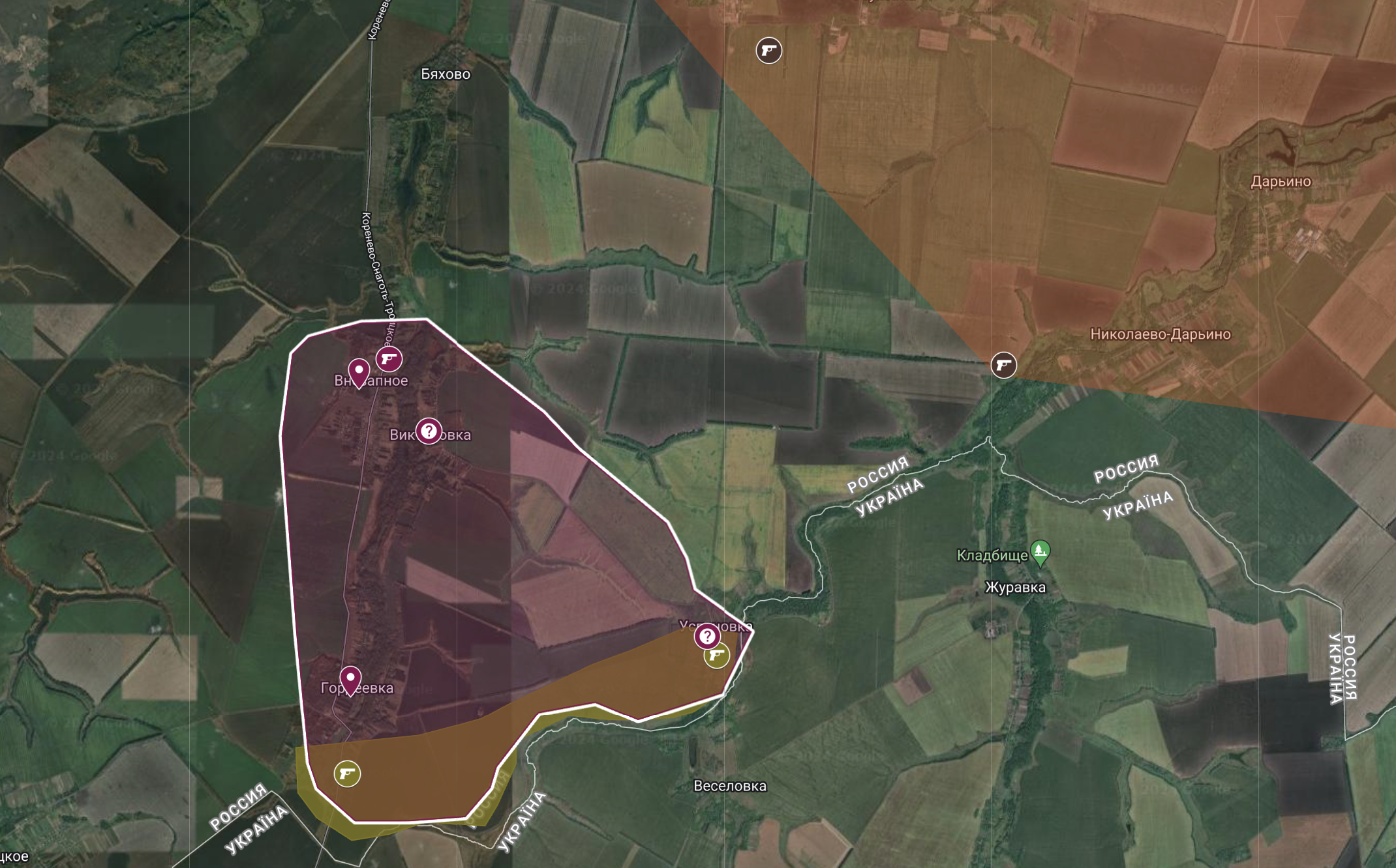 Ukraine's incursion into Russia's Kursk region: Updated battle maps